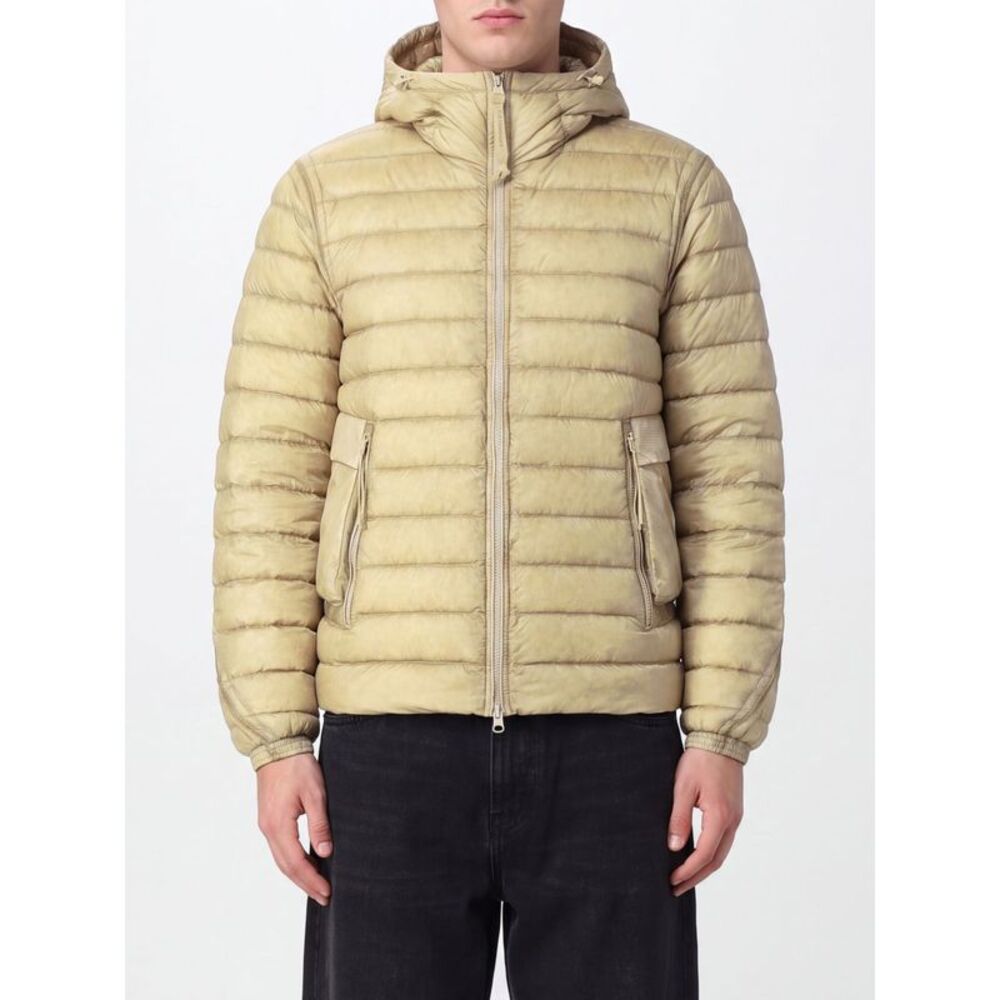 C.P. Company Men C.P. Company Short Nylon Puffer Jacket With Iconic Goggle Hood